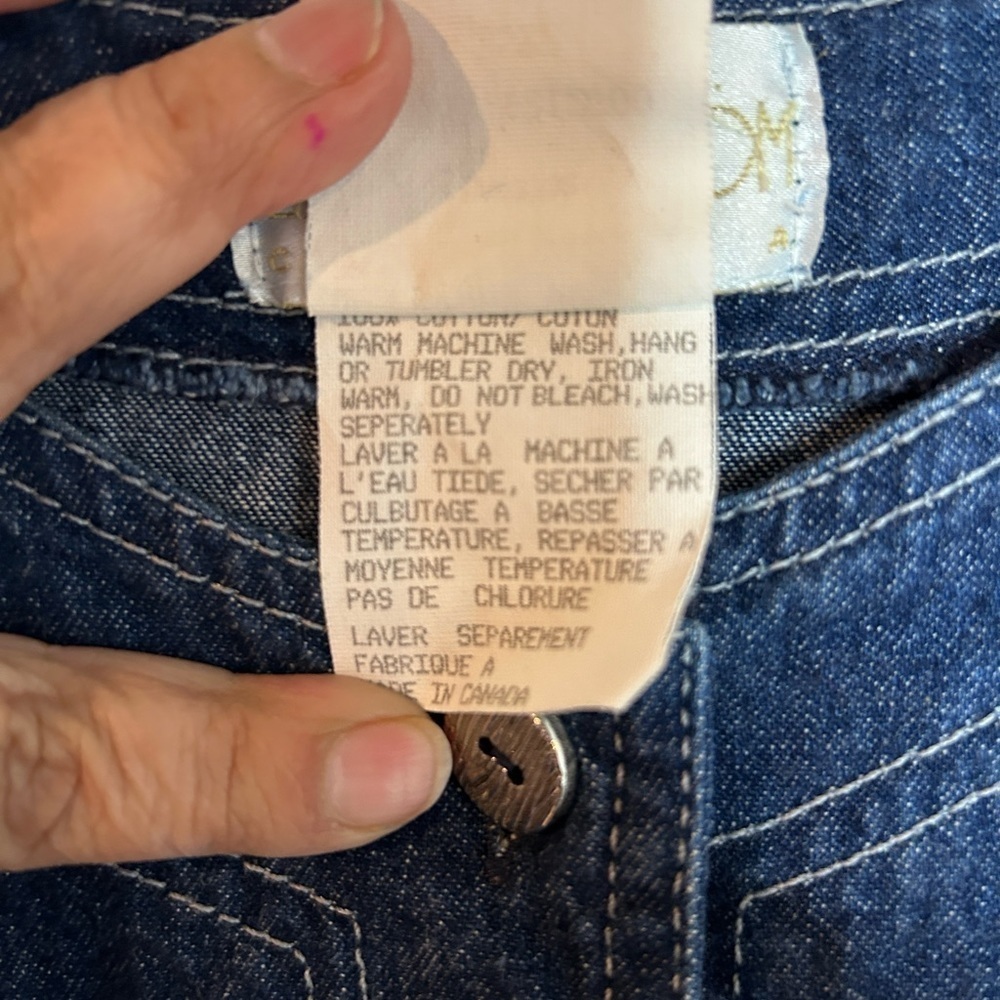 Vintage Linda lundstrom size 10 denim coat - Picture 8 of 8